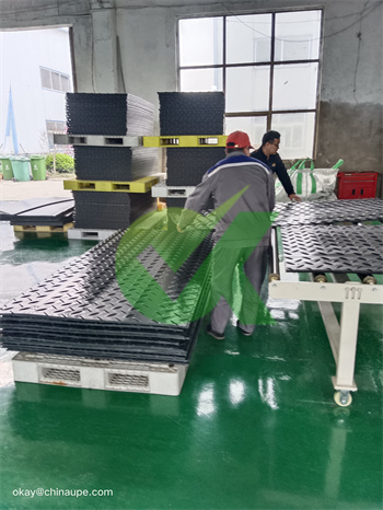 <h3>1.8mx 0.9m tan Ground protection mats factory</h3>
